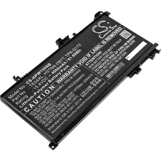 HP Omen 15-AX200 Omen 15-AX200NA Omen 15-AX200NX akku 4000mAh