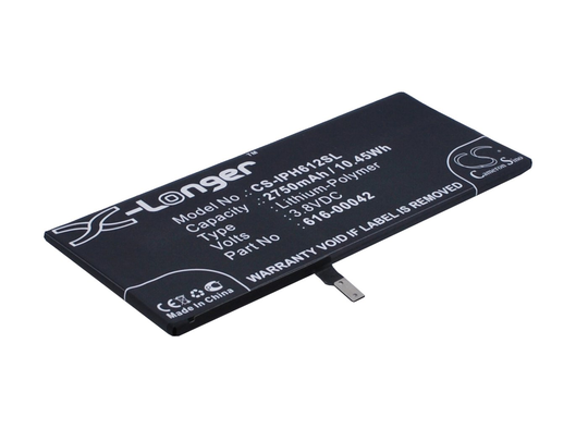 Apple iPhone 6S Plus yhteensopiva akku 2750 mAh
