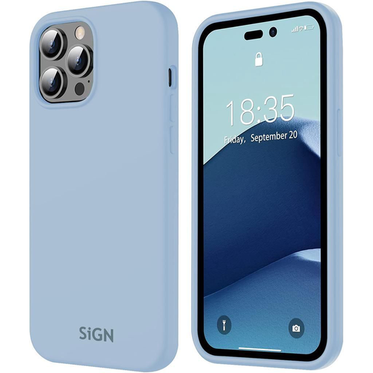 Liquid Silicone Case For IPhone 14 Pro - Safir Blue