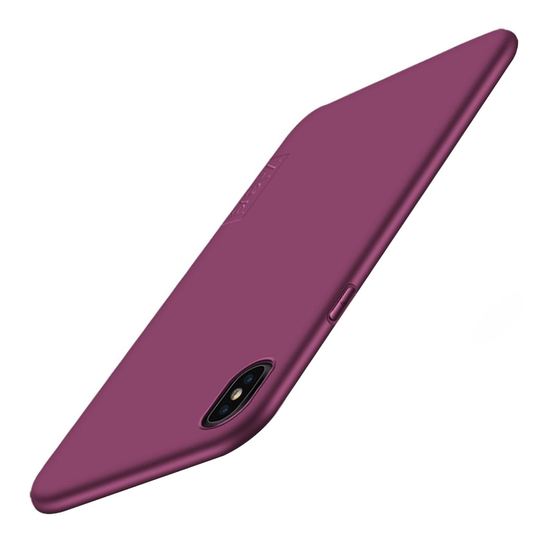 X-LEVEL iPhone Xs Max guardian series matte case - Wine Red