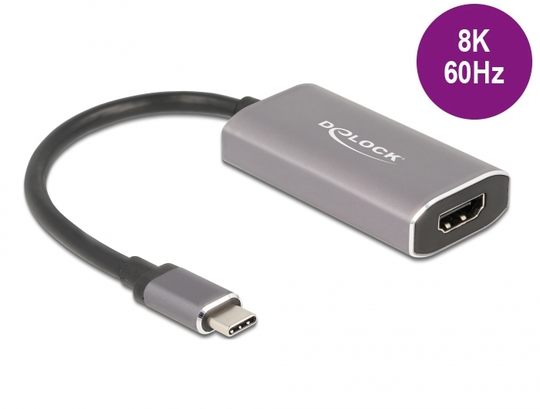 This Adapter By Delock Is Suitable For The Connection Of A HDMI Monitor In 8K Ultra HD (7680 X 4320