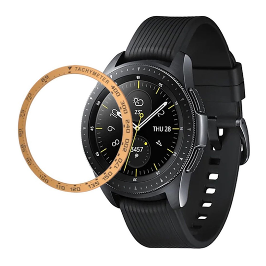 Samsung Galaxy Watch (46mm) aluminum alloy styling bezel - Gold