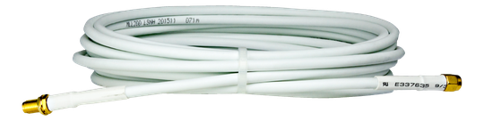 SMA Fe SMA Ma Cable 5m 50Ω Imped 0.5dB/m Ad 2100MHz RG58