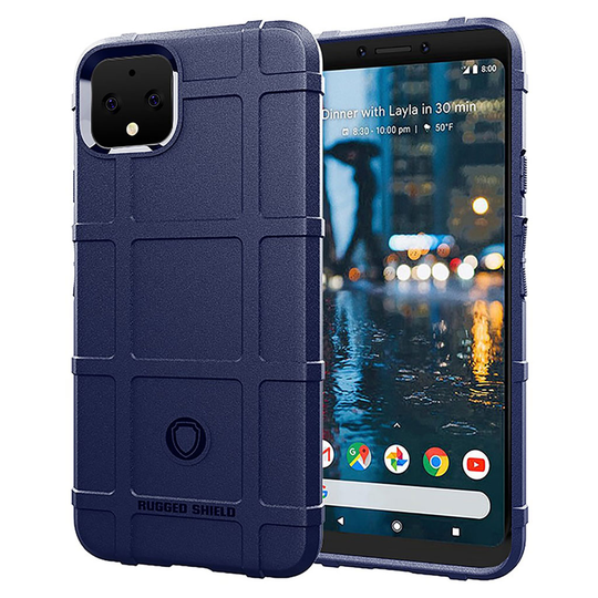 Rugged Shield Google Pixel 4 XL kuoret - Sininen