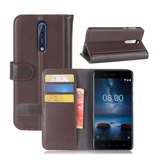 Nokia 8 Design suojakotelo - Kahvi