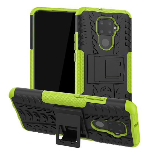 Offroad Huawei Mate 30 Lite kuoret - Musta / Vihreä