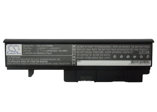 Lenovo LO8S6D11 akku 4400 mAh Musta