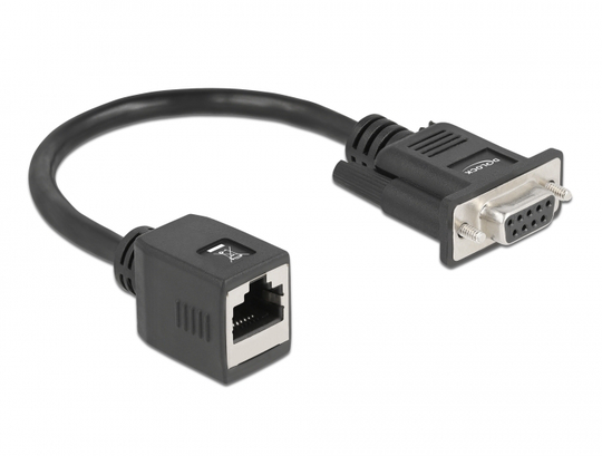 Serial RS-232/422/485 Adapter DB9 Female To RJ45 Jack