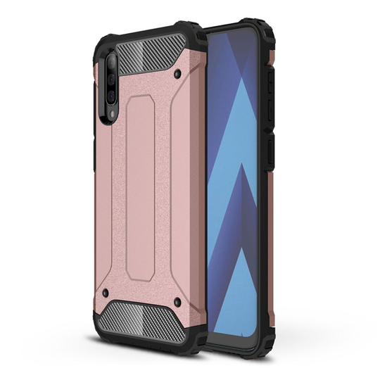 Samsung Galaxy A70 armor guard hybrid case - Rose Gold