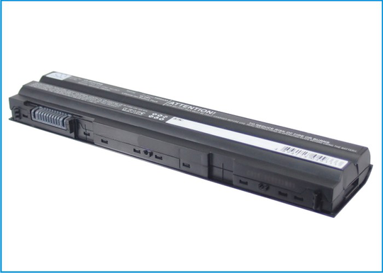 Dell Latitude E5420 E5520 E6120 E6220 E6320 E6420 E6420 ATG E6520 akku 4400 mAh musta
