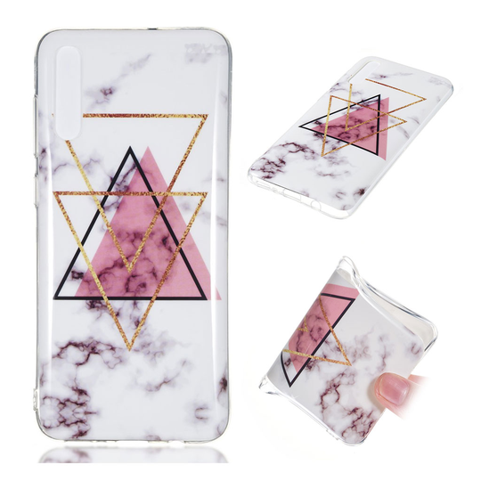Samsung Galaxy A70 marble pattern gel case - Style V
