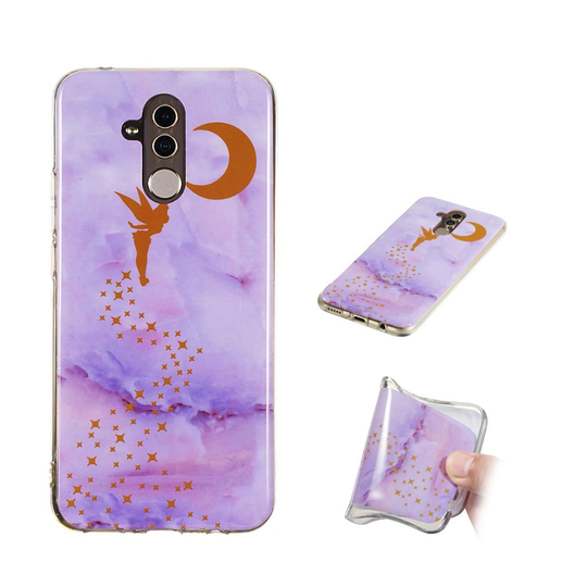 Huawei Mate 20 Lite IMD kuviollinen pehmeä silikooni muovinen takasuoja kuori - Tyyli J