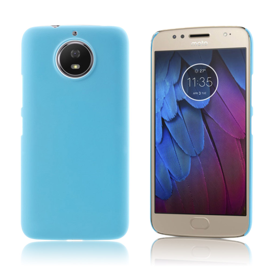 Motorola Moto G5S tyylipuhdas suojakuori - Vaaleansininen