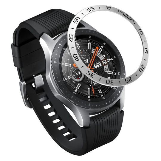 Samsung Galaxy Watch (46mm) metallic bezel - Silver