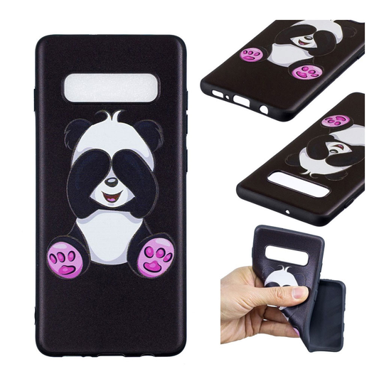 Samsung Galaxy S10 Plus printtikuosi suojakotelo - Suloinen Panda