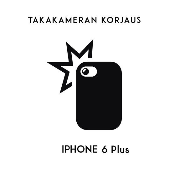 iPhone huolto - Apple iPhone 6 Plus Takakameran korjaus