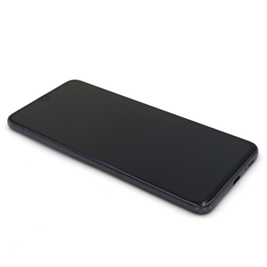 Samsung Galaxy A90 (A908B) Näyttö rungolla - Musta (Alkuperäinen)