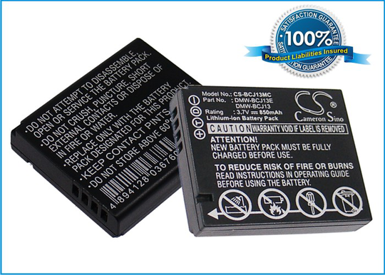Panasonic DMW-BCJ13 DMW-BCJ13E DMW-BCJ13PP akku - 850 mAh