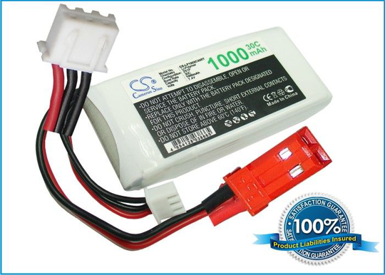 Li-Po akku 1000mAh 7 4V 30C
