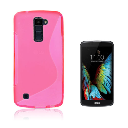 Lagerlöf LG K10 TPU Kuori - Kuuma Pinkki