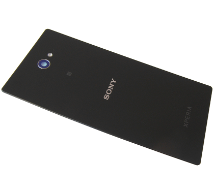 Akkukansi / Takakansi Sony D2403/ D2406 Xperia M2 Aqua - musta