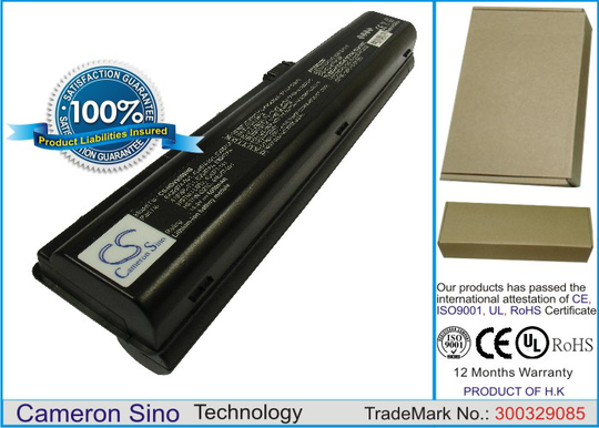 HP Pavilion dv9047EA HSTNN-IB40 akku 6600 mAh