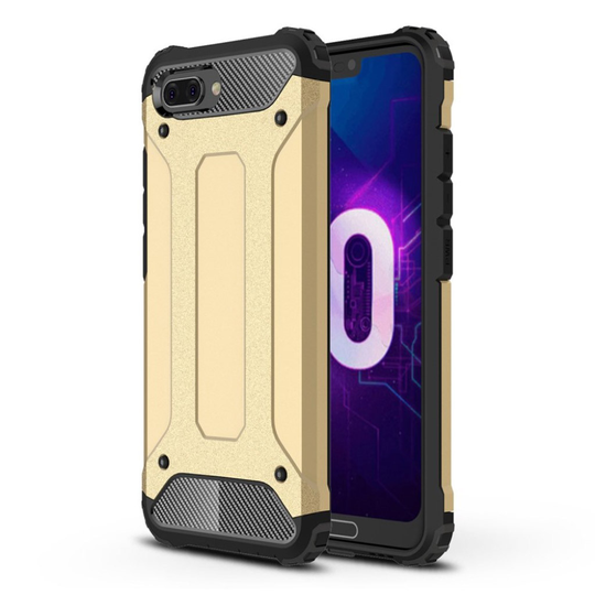 Huawei Honor 10 Muovi ja TPU Hybriidi Takasuoja Kuori - Kulta