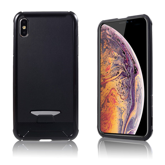 iPhone 9 Plus Pehmeä Muovinen Ontto Takasuoja Kuori Lämpösuojalla - Hopea