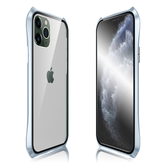Luphie Bat iPhone 11 Pro Alu-Bumper + Glass - Silver