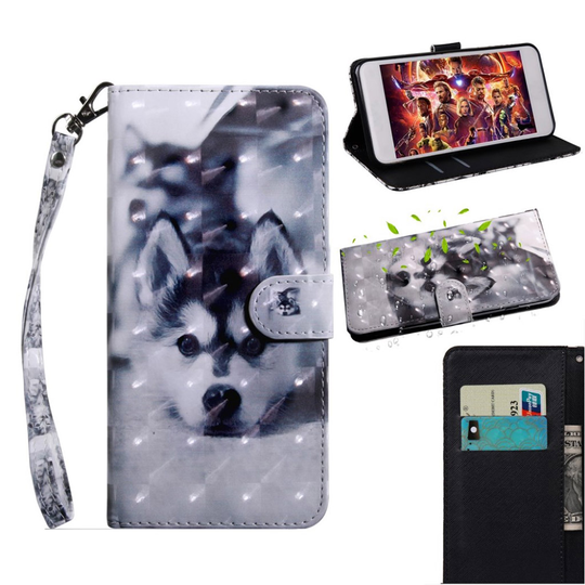 Huawei P30 Lite pattern leather case - Cat