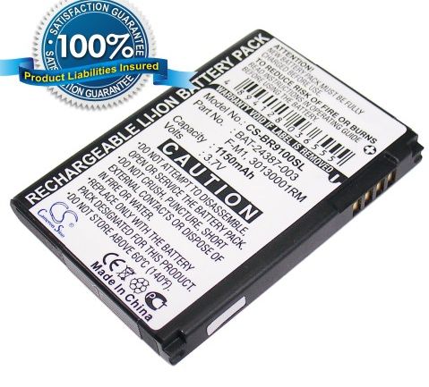 Blackberry Pearl 3G Pearl 2 Pearl 9100 Pearl 9105 Stratus Striker akku 1150 mAh
