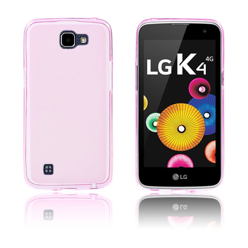 Wulff Kaksipuolinen TPU Kuori LG K4 Puhelimelle - Pinkki