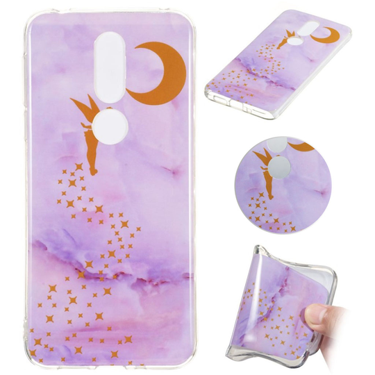 Marble Nokia 7.1 kuoret - Pixie Moon -kuvio