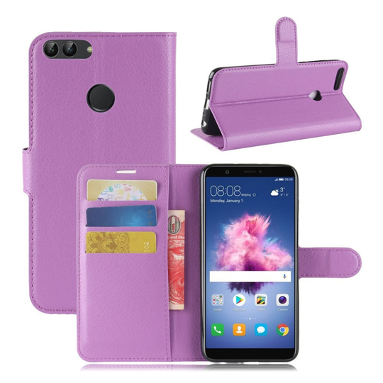 Huawei P Smart litsitekstuurinen suojakotelo - Violetti