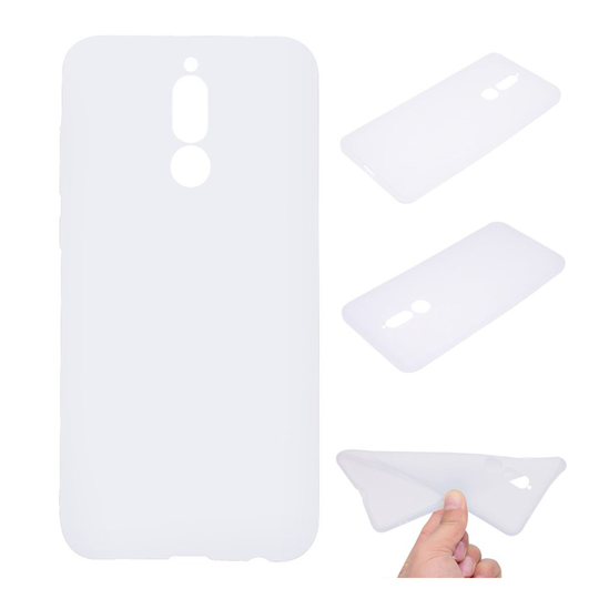 Huawei Mate 10 Lite Joustava TPU Muovi Takasuoja Kuori - Valkoinen