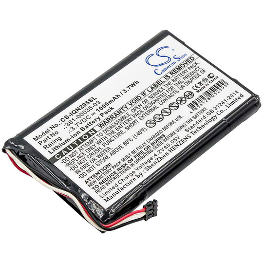 Garmin 010-01316-00 A3AVDG03 Nuvi 2405 Navigaattorin Akku