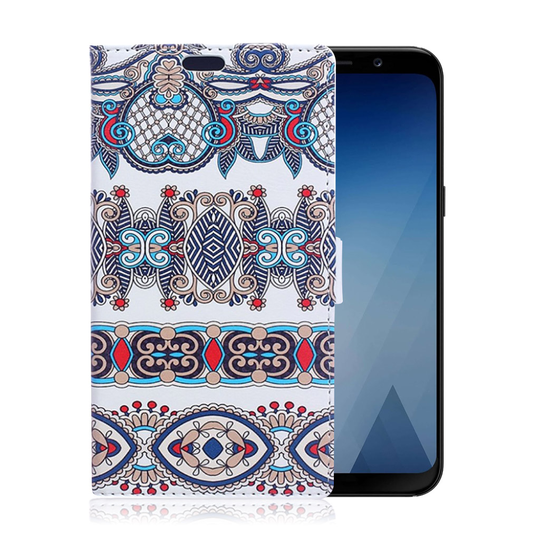 Samsung Galaxy A8 (2018) uniikki suojakotelo - Arabialaiset kuviot