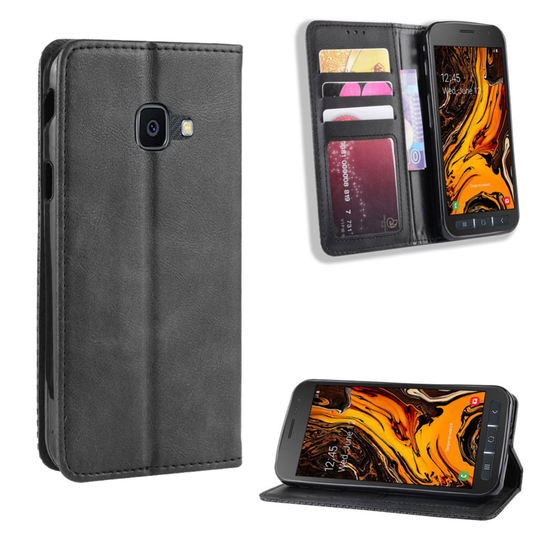 Bofink Vintage Samsung Galaxy Xcover 4S kotelot - Musta