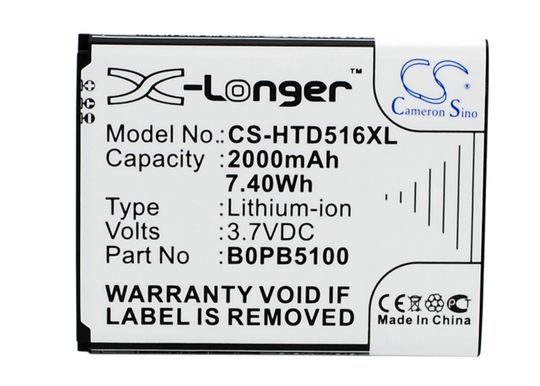 HTC D316 D316d D516 akku 2000 mAh