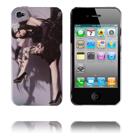 Ghost Woman (Tatuoitu Jalka) iPhone 4 Suojakuori