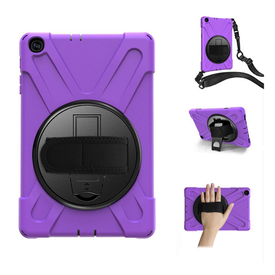 Samsung Galaxy Tab A 10.1 (2019) 360 degree silicone combo case - Purple