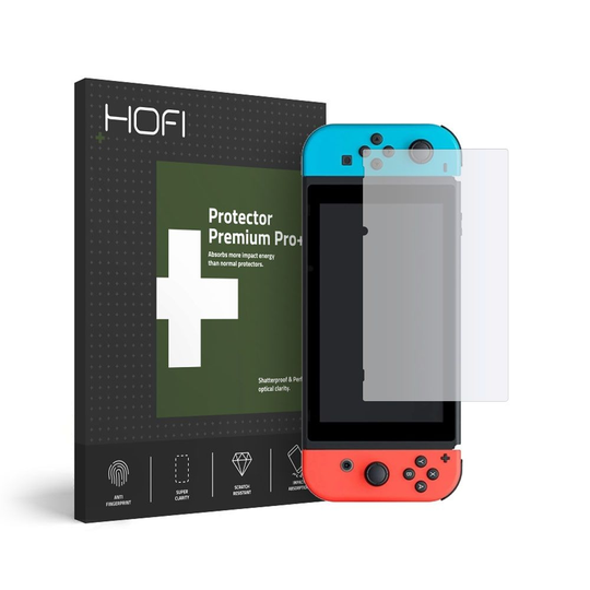 HOFI Iskunkestävä Panssarilasi Pro+ Nintendo Switch