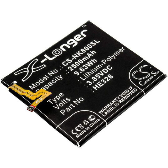 Nokia 8 yhteensopiva akku 2500mAh