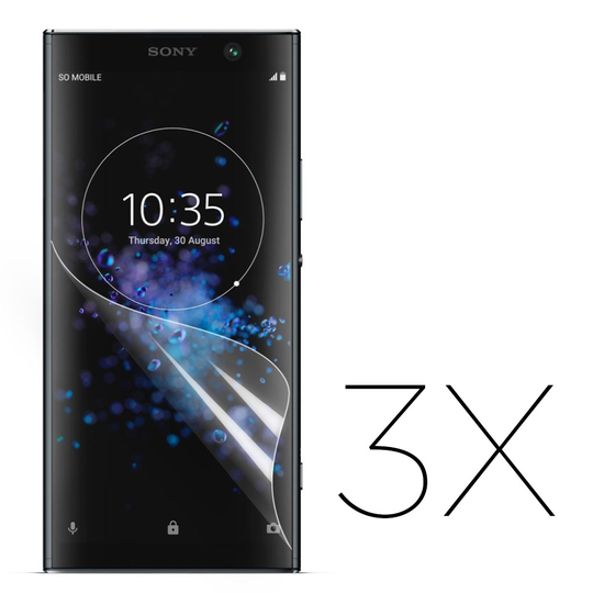 Sony Xperia XA2 Plus HD kristalli kirkas LCD näyttö suojakalvo - Transparentti 3kpl/ setti
