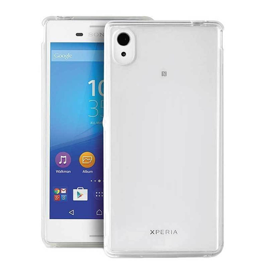 Sony Xperia M4 Aqua Transparent Cover (Flexible)