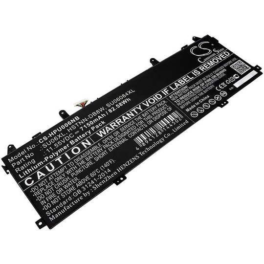 HP Spectre X360 15-DF0000 Spectre X360 15-DF0000NF Spectre X360 15-DF0000NO akku 7150mAh
