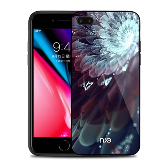 NXE iPhone 7 Plus ja 8 Plus uniikki suojakuori - Sininen