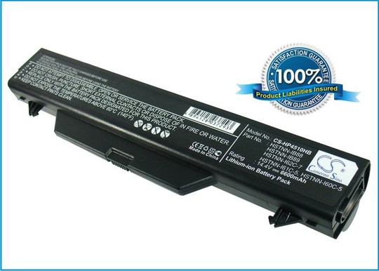HP Probook 4510s Probook 4515s Probook 4710s akku 6600 mAh Musta