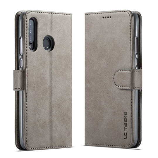 LC.IMEEKE Huawei P30 Lite lompakko suojakotelo - Harmaa