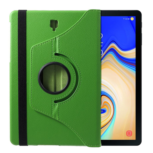 Samsung Galaxy Tab S4 liitsihedelmä jyvä pintainen synteetti nahkainen tabletti suojakotelo - Vihreä